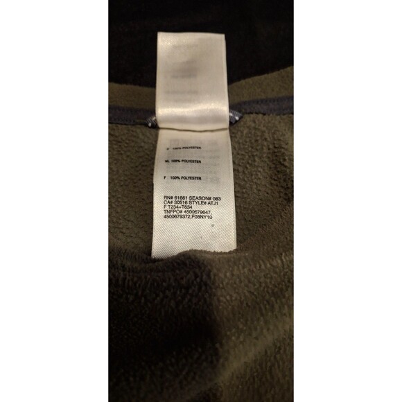 The North Face Sweatshirt Men Medium Green Crew Neck Sweatshirt Pullover Hiking - Picture 9 of 11